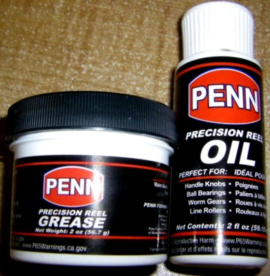 Combo de grasa Penn Reel de 2 oz y aceite Penn de 2 oz Foto 1 de 3