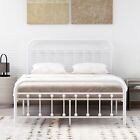 Sleek Simplicity: Full Size Metal Platform Bed, No Box Spring Needed