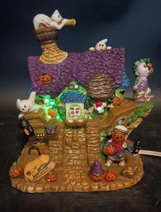 Spooky Hollow Haunted "Ghost Ship" Porcelain Lighted House Halloween Town - Picture 1 of 13
