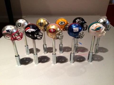 NFL Helmet Style Beer Tap Handle All Teams Available Cover