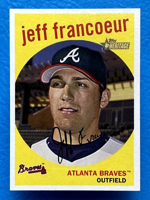2008 Topps Heritage Jeff Francoeur #165 - Image 1 of 2