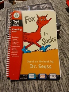 Leapfrog LeapPad Dr. Seuss Fox in Socks 1st Grade Reading Book Only - Picture 1 of 1