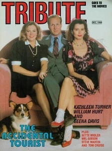 TRIBUTE Magazine SEP 1988 - WILLIAM HURT, GEENA DAVIS, TOM CRUISE, STEVE MARTIN - Picture 1 of 1