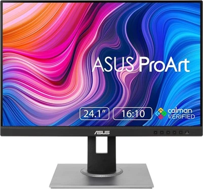 Asus ProArt PA248 24" Class WUXGA LCD Monitor - 16:10 - Monitor, 100% - BLACK - Image 1 of 4
