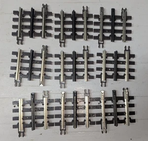 Atlas #6052 1 binario dritto 3/4" (9 pezzi) nichel argento - calibro O a 3 binari - Foto 1 di 2