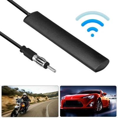 New Car Radio Stereo Hidden Antenna Stealth AM FM For Vehicle Motorcycle Boat US - Image 1 of 4