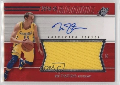 2014-15 SPx Rookie Auto Jersey /499 Nik Stauskas #91 Rookie Auto RC - Image 1 of 2