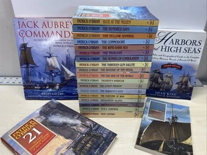 Lot 23 Books Patrick O'Brian: Master Commander Jack Aubrey Series 2-20 Set +4 - Picture 1 of 13