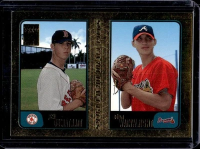 2001 Topps Phil Dumatrait Adam Wainwright Rookie RC Gold Rookie #/2001 Indians - Imagem 1 de 2