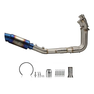 For Yamaha YZF R6 2006-2020 High Performance Full Exhaust System Kits Muffler Foto 1 de 4