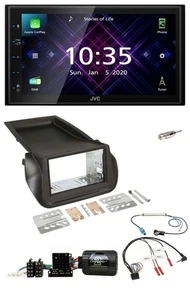 JVC DAB 2DIN Lenkrad Bluetooth USB Autoradio für Citroen Nemo Peugeot Bipper - Bild 1 von 12