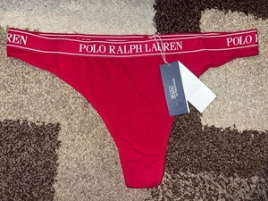 NWT Polo Ralph Lauren Essentials Classic Red Thong XXL $30 - Picture 1 of 2