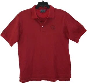 Bobby Jones Players Logo World Golf Champ Red Polo Shirt Men's Size M - Picture 1 of 9