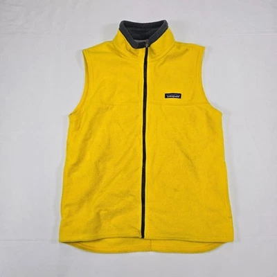 Patagonia Kids Yellow Full Zip Fleece Vest Size L / 12 - Image 1 of 4