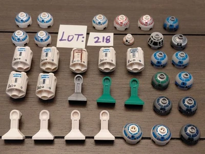 Lego Star Wars Lote de Minifigura Droide Astromecánico - PIEZAS - R2-D2 - Lote # 218 Foto 1 de 4