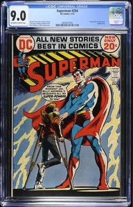 Superman #254 CGC 9.0 1972 DC Comics Private Life of Clark Kent Neil Adams - Picture 1 of 2