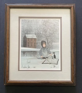P Buckley Moss 1990 Story For All Limited Edition Print #264/1000 Matted-Framed - Picture 1 of 18