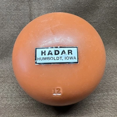 Shot Put Indoor Hadar Hard Shell Plastic 12 Lb USA Made Pro Quality Never Thrown - Image 1 of 4