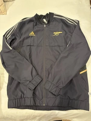 CHAQUETA HIMNO ARSENAL ADIDAS NEGRO/DORADO CONDIVO XXL Foto 1 de 4