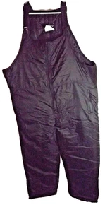 Sledmate Ski Bibs Snow Pants Men's Black Insulated Adjustable Snowpants Sz Large - Picture 1 of 9