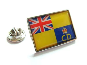 UK CIVIL DEFENCE SERVICE FLAG ARMY LAPEL PIN BADGE GIFT - Picture 1 of 1