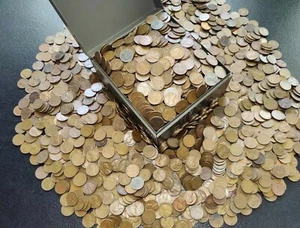 LOT of 1,000 (20 ROLLS) Unsearched Lincoln Wheat Cents 1c U.S. Estate Coin Lots - Picture 1 of 14