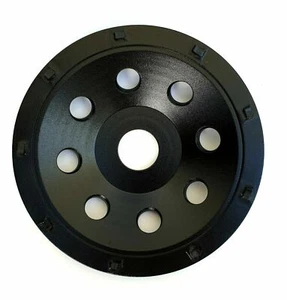 PKD Diamantschleiftop 125mm mit 9 PKD Diamant-Schleifteller Schleiftopf Bitumen - Bild 1 von 2