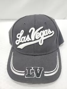 Las Vegas Baseball Hat Men's Adjustable Gray White Pre-Owned - Picture 1 of 3