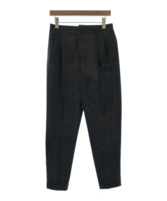 SAINT LAURENT PARIS Slacks BlackxSilver (узор в полоску) 2200491452106 - Изображение 1 из 4