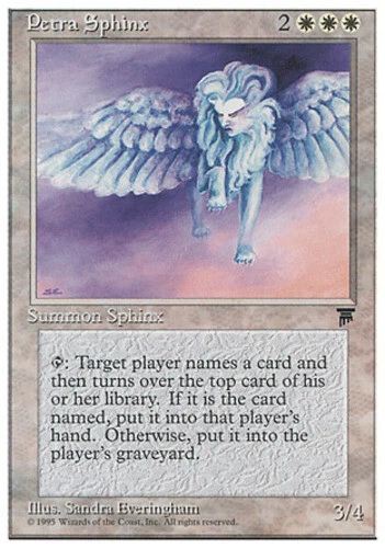 Petra Sphinx ~ Lightly Played Chronicles MTG Magic UltimateMTG White Card - Image 1 of 1