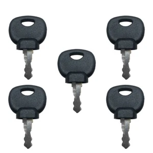 (5) Bomag Roller and Compaction Equipment Ignition Keys with Dust Skirt 14707  - Picture 1 of 4