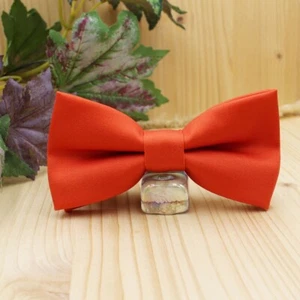 Jfashion - Handmade - Orange Men's Pre-Tied Bow Tie - Picture 1 of 2