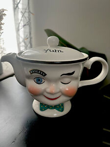 Bailey's Yum Winking Eye Boy Teapot 5 1/4" Tall With Out Lid On