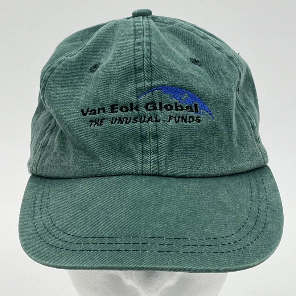 Gorra Van Eok Global Unusual Funds - Gorra Adams con correa de cuero con correa trasera - Talla única Foto 1 de 4