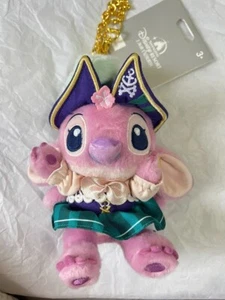 Authentic Disney Angel Pirates Of The Caribbean Plush Keychain 2024 New - Picture 1 of 3