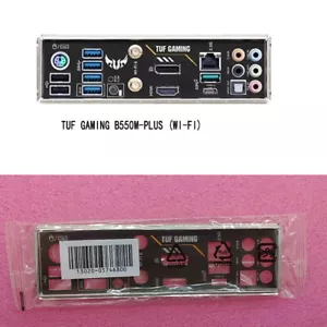 NEW BackPlate TUF GAMING B550M-PLUS (WI-FI) FOR ASUS IO I/O SHIELD Back Plate - Zdjęcie 1 z 1