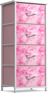 Tocador Torre de Almacenamiento, Organizador Cajones para Armario Niños y Niñas Dormitorio, Mesita de Cama - Imagen 1 de 12