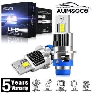 Pair D4S D4R D4C LED Headlight Kit Bulbs Xenon White High Low Beam 36000LM 6500K - Picture 1 of 13