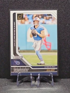WILL LEVIS Tennessee Titans 2024 Panini Donruss BEST OF INSTANT INSERT Card #3 - Picture 1 of 2