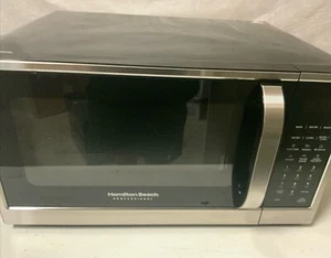 💣 Hamilton Beach Professional 1.3 cu ft Air Fry Microwave Oven🆕LITTLE DENT⚠️ - Picture 1 of 10