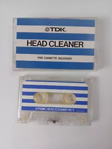 Vintage TDK Cassette HEAD CLEANER HC-1 Japan Excellent Genuine Free Ship - Picture 1 of 6