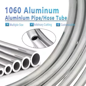 1060 Aluminium Tube/Tubing 4/5/6/8/9.52/10/12/12.7mm For Refrigerator Cooling - Picture 1 of 14