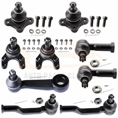 9pcs Front Ball Joints Tie Rods Pitman Arm Kit For 1992-1993 Mazda B2600 RWD - Image 1 of 4