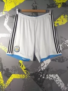 Argentina Team Home Football Soccer Shorts Adidas Men Size L ig93 - Picture 1 of 10