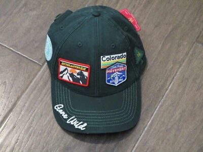 FREE PEOPLE MOVEMENT MOUNTAIN MADE GREEN BASEBALL CAP HAT NEW - Image 1 of 3