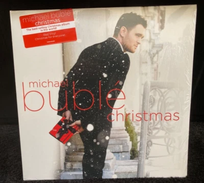 Michael Buble Christmas Exclusive LP Red Vinyl Record Album New! - Image 1 of 4