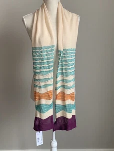 Vintage Missoni Scarf Multi Color - Picture 1 of 5