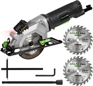 4 Amp 3500RPM Circular Saw Cutting Depth1-11/16" with Laser Guide Compact Saw - Bild 1 von 7
