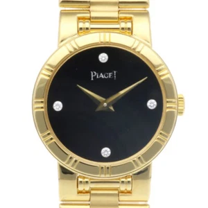 PIAGET dancer Watches 80563K81 K18 yellow gold onyx used - Picture 1 of 9