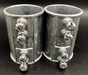 REGAL 715 EMT Schraubkupplung 1-1/2" Rohrverbinder; Menge 2 NEU (RF927-1) - Bild 1 von 4